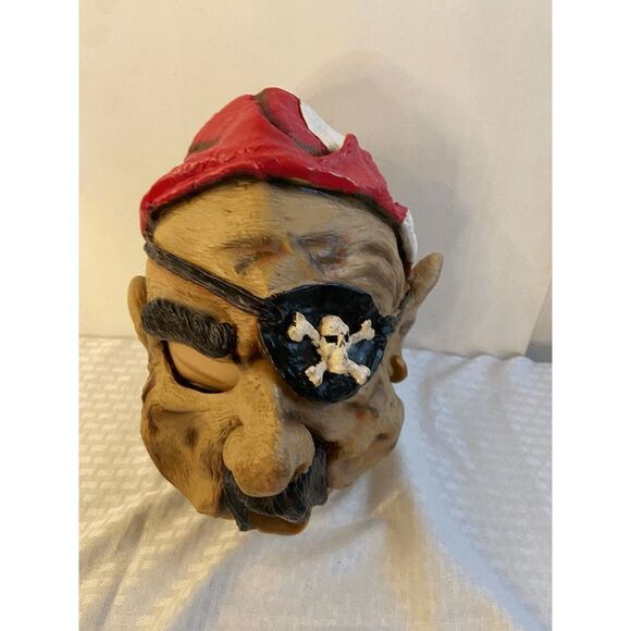 Pirate Halloween Adult Costume Mask 2003 Kmart - Picture 4 of 6